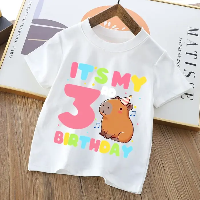 T-shirts Capibara pour garçons et filles