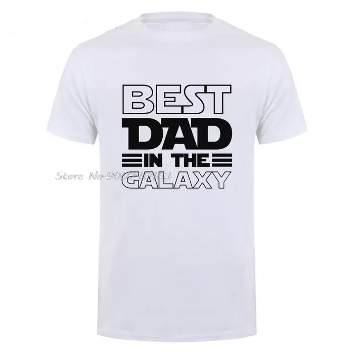 Meilleur papa dans la galaxie T-Shirt drôle fête des pères présent cadeaux d'anniversaire pour papa