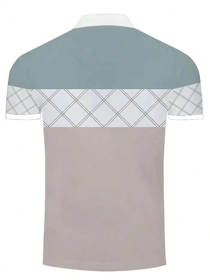 Polo Homme Été 2026 - Design Imprimé 3D Respirant Léger Confortable Décontracté et Tendance Vêtements pour Hommes