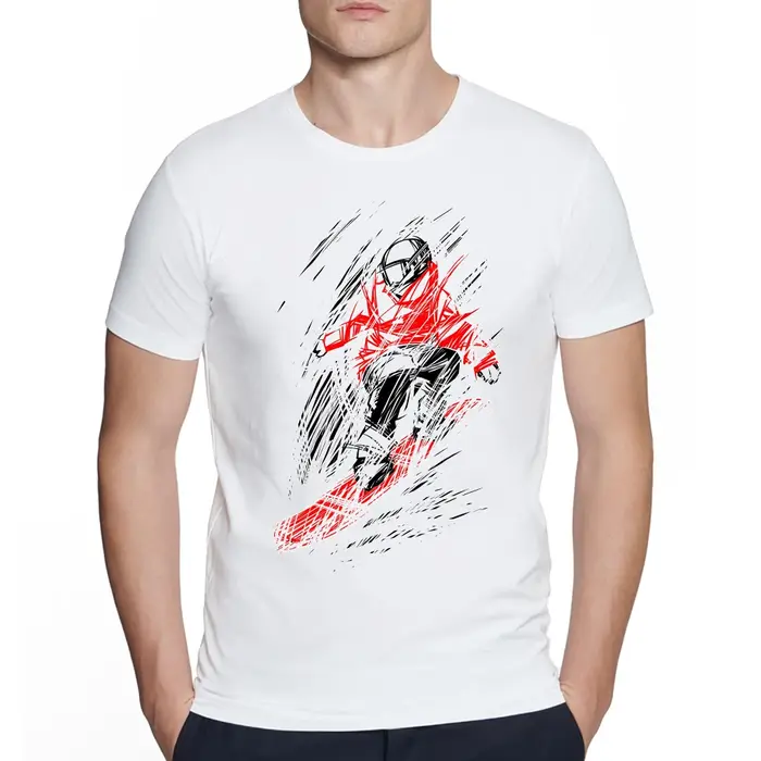 T-shirt décontracté Adventure SKI pour hommes, Snowboarder Love, Tee-shirt de snowboard, Cadeau, Mod