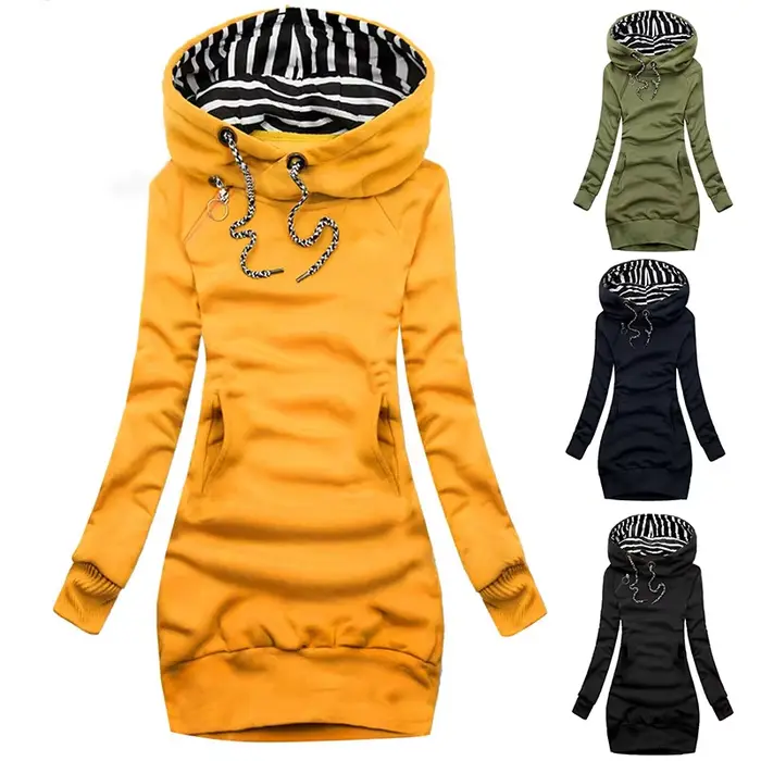 Robe à capuche décontractée