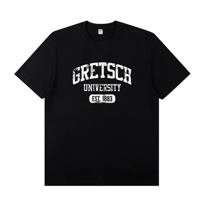 Gretsch guitare électrique Instrument périphérique T-shirt à manches courtes groupe de Rock plomb chanteur pratique