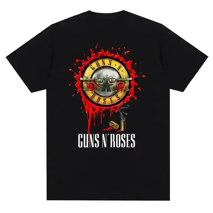 T-shirt à imprimé graphique Guns N Roses