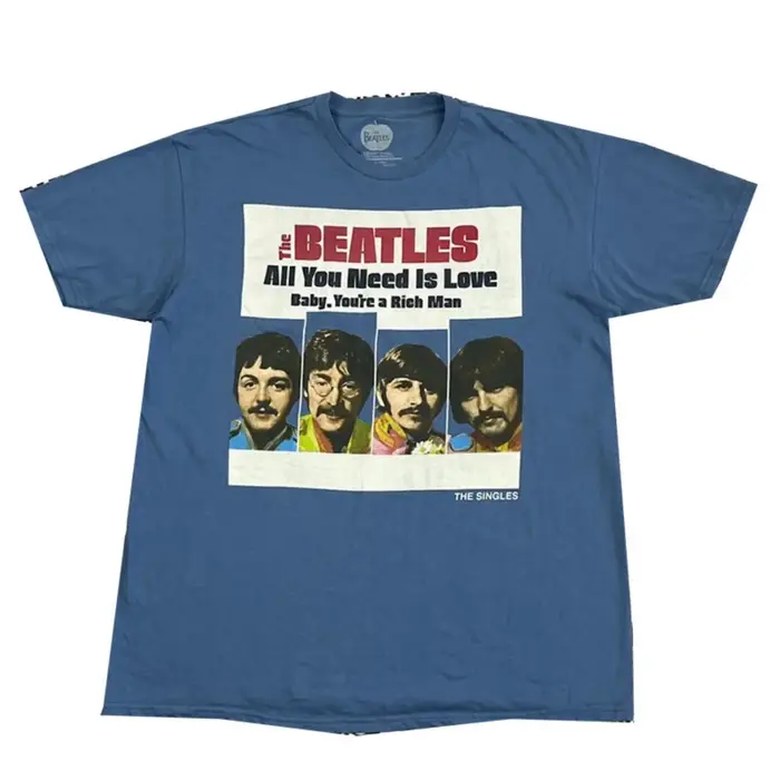 T-shirt vintage rock américain rétro The Beatles