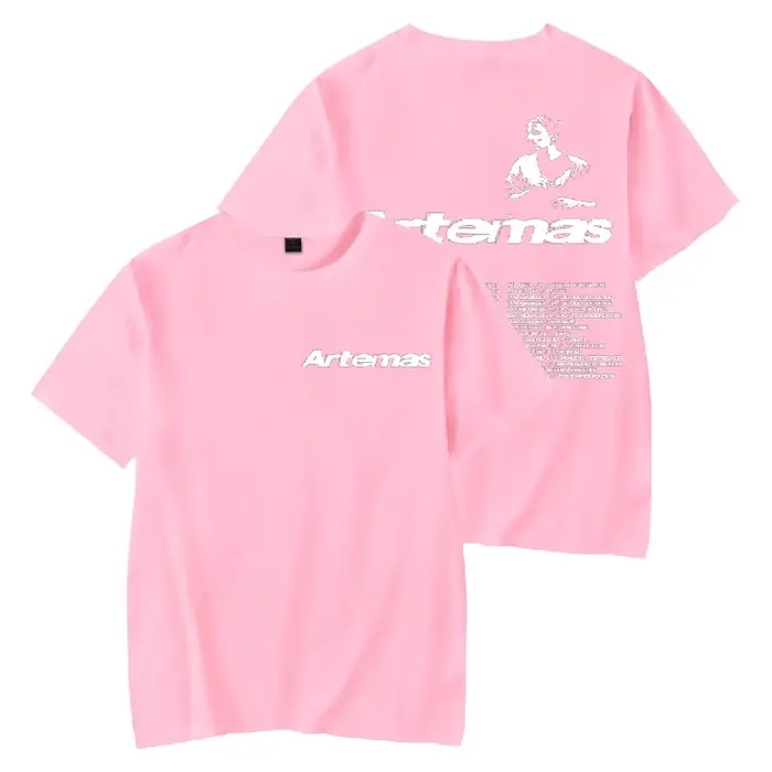 Artemas-T-shirt col rond manches courtes homme et femme