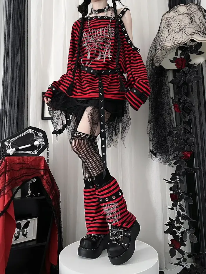 Chemise longue avec manches de jambe pour filles