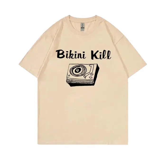 Bikini Kill Leave The World Behind T-shirt Punk Rock pour femme