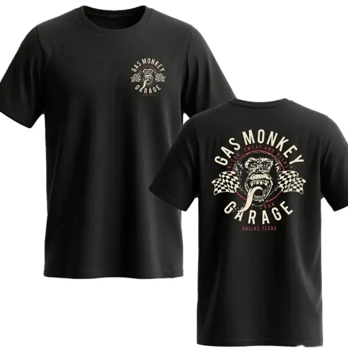 T-shirt double face Amazing Essential Gas Monkeys Garage pour homme
