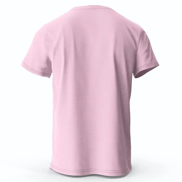 T-shirt imprimé de gym rose pour hommes et femmes