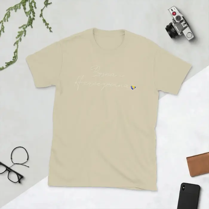 T-shirts avec drapeau de la Bosnie-Herzégovine pour hommes