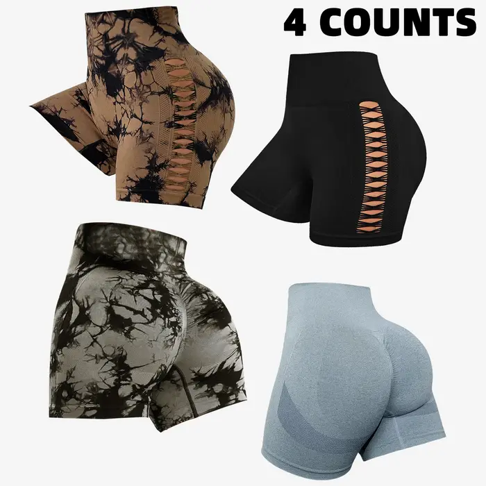 Taille haute ascenseur hanche élastique femmes Leggings décontracté en plein air course et cyclisme 