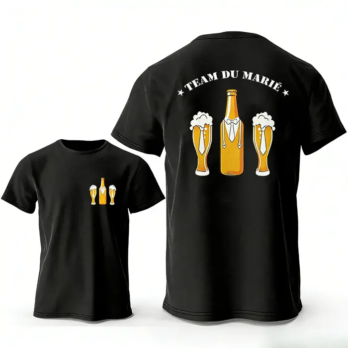 T-shirts graphiques pour hommes 2026 Équipe du Marié EVG TEAM