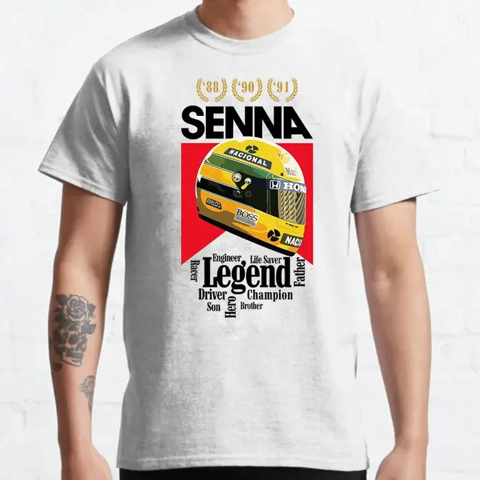 T-shirt imprimé Ayrton Scannelle unisexe