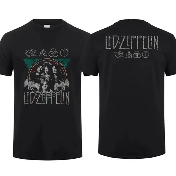 Vintage Rock Tops rétro groupe