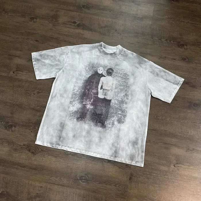 Yao mode KANYE WEST marque de luxe Vintage décontracté surdimensionné t-shirt coton Streetwear Hipho