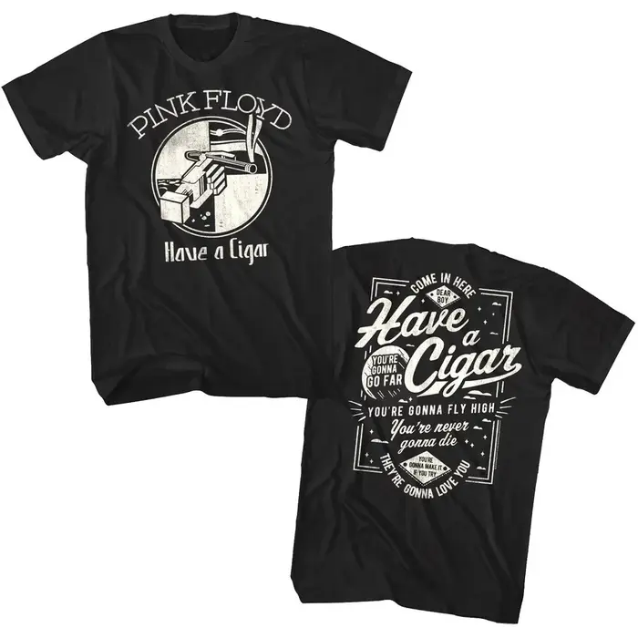 PINK FLOYD T-Shirt homme avec paroles de cigares T-shirt groupe de Rock Vintage grandes et grandes t
