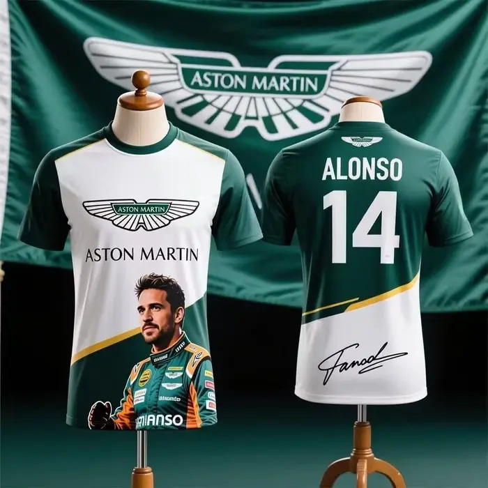 T-shirt Aston Martin Fernando Alonso n° 14