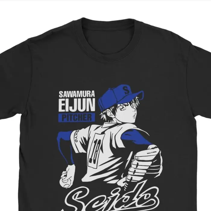 T-Shirt de Baseball à col rond pour homme