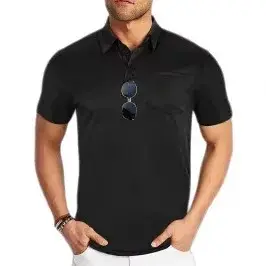 Nouveau Polo décontracté d'été à manches courtes et col à revers