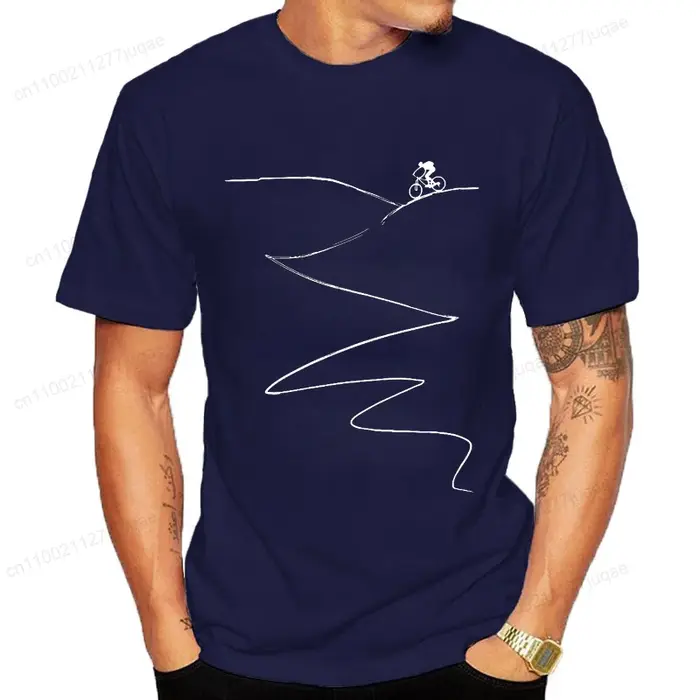 Cyclisme vélo VTT pour cyclistes T-Shirt pour hommes femmes à manches courtes drôle