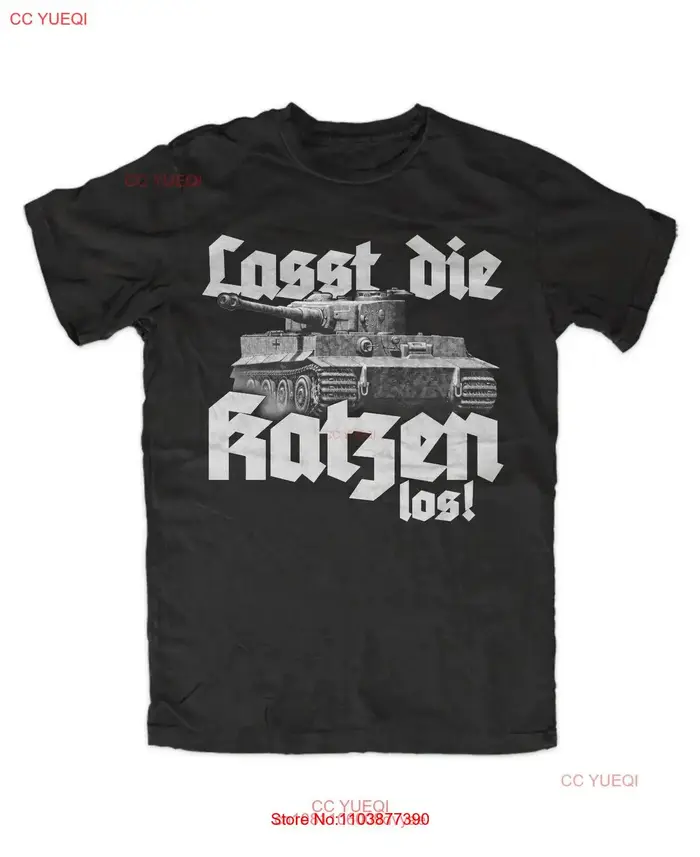Lasst die Katzen los M2 T Shirt Katze Panzer