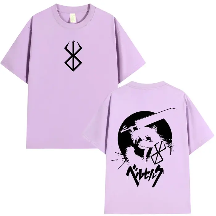 Anime japonais Berserk Guts graphique T-shirt hommes femmes Cool Manga Vintage