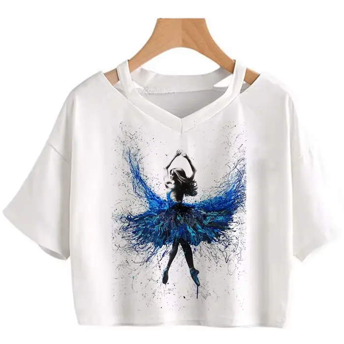 T-shirt de danseuse de Ballet pour femmes