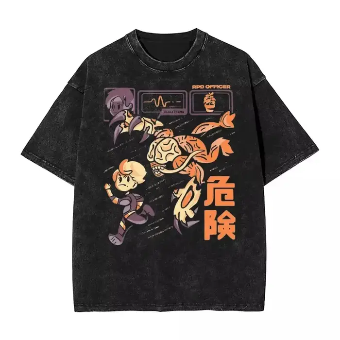 Residents Evils-T-shirt à manches courtes Biohazard 3 pour hommes et femmes