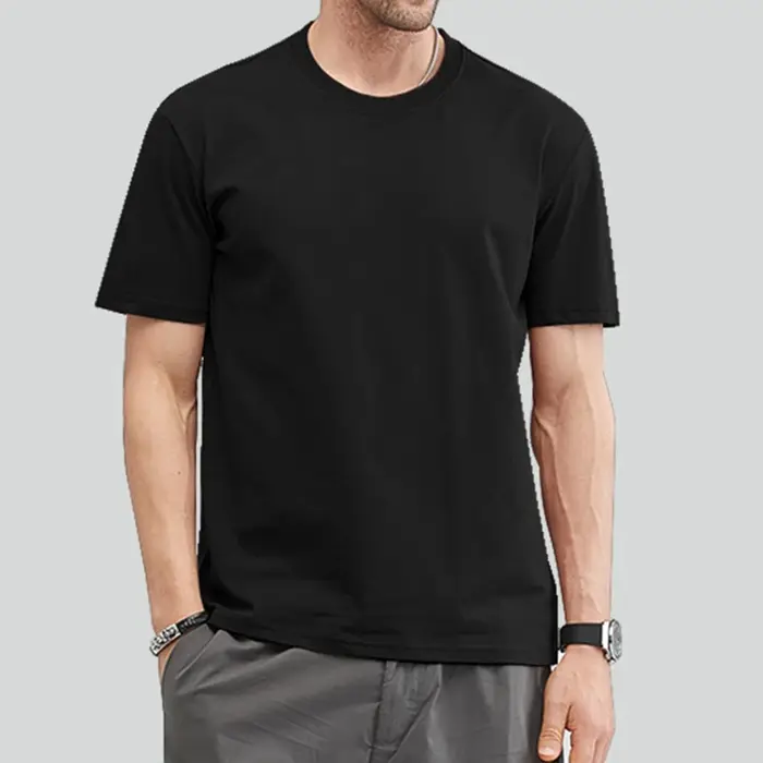 Offre spéciale T-Shirts d'été hommes femmes coton t-shirt mâle Simple solide