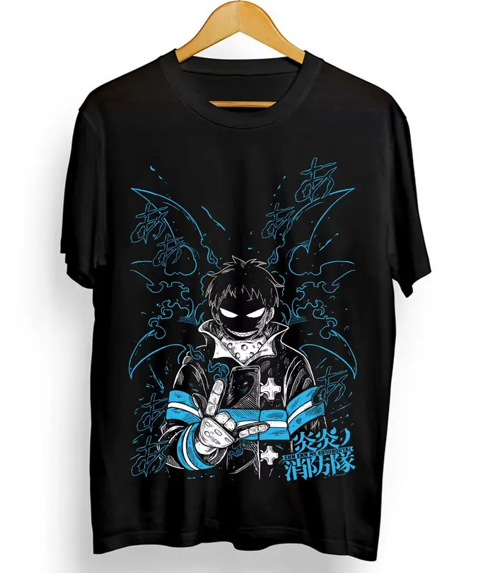 T-shirt Kendra Fire Force, chemise Skitaru Shonen Tamaki, pompiers Benimar