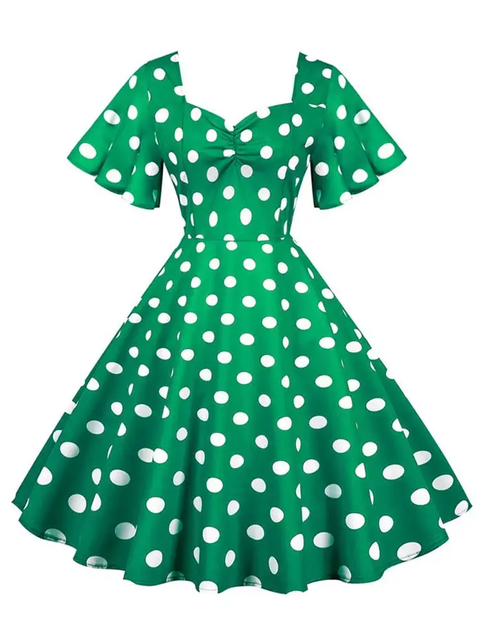 Robe d'été à manches papillon pour femmes