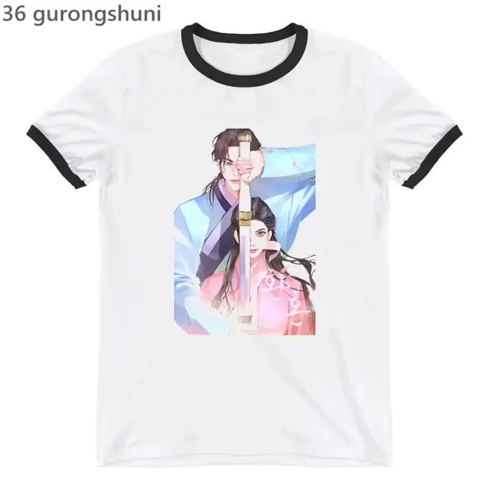 T-shirt Femme alchimie des âmes imprimé graphique Camiseta Mujer t-shirt été coréen vêtements femmes