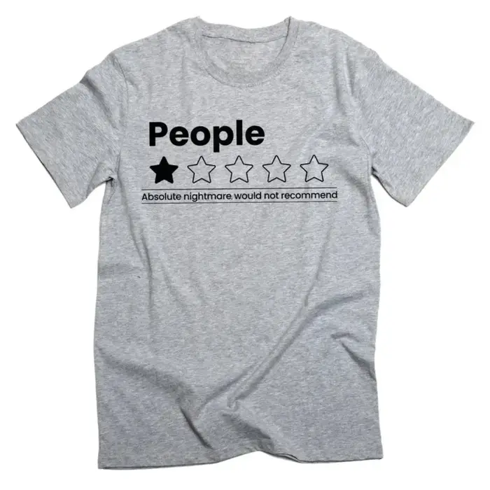 T-shirt humoristique pour hommes et femmes, en coton, style streetwear, coupe oversize, nouveauté es