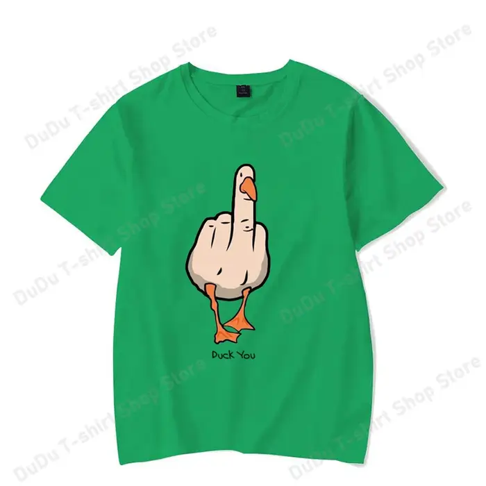 Nouveaux T-shirts imprimés drôles avec motif de canard