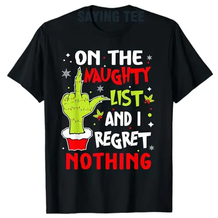 T-shirt humoristique du père Noël