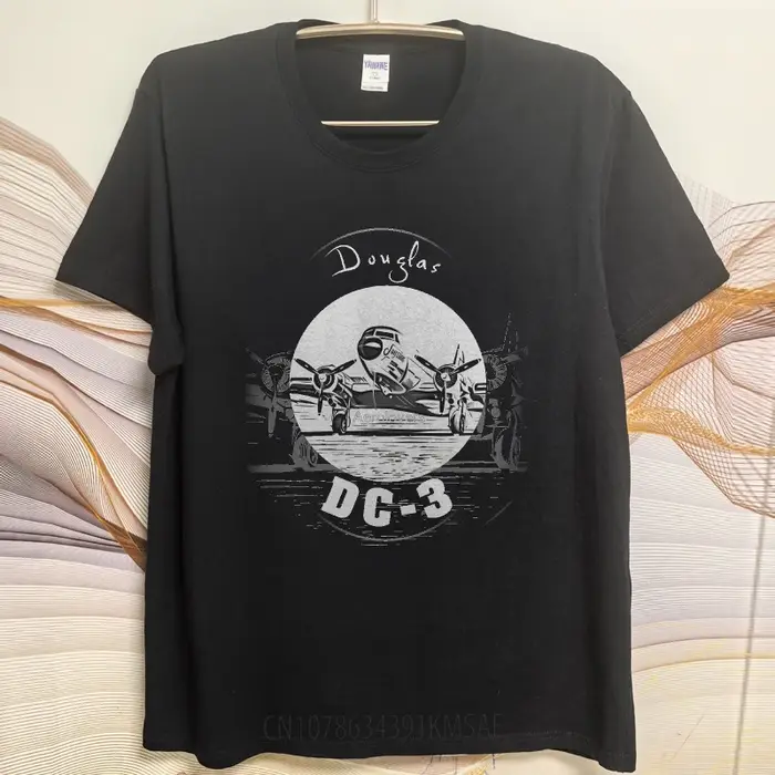 Douglas DC-3 avion hommes t-shirt quotidien