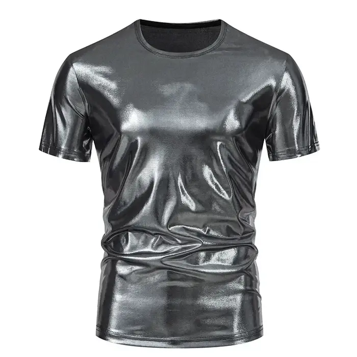 T-Shirt à manches courtes et col rond pour hommes