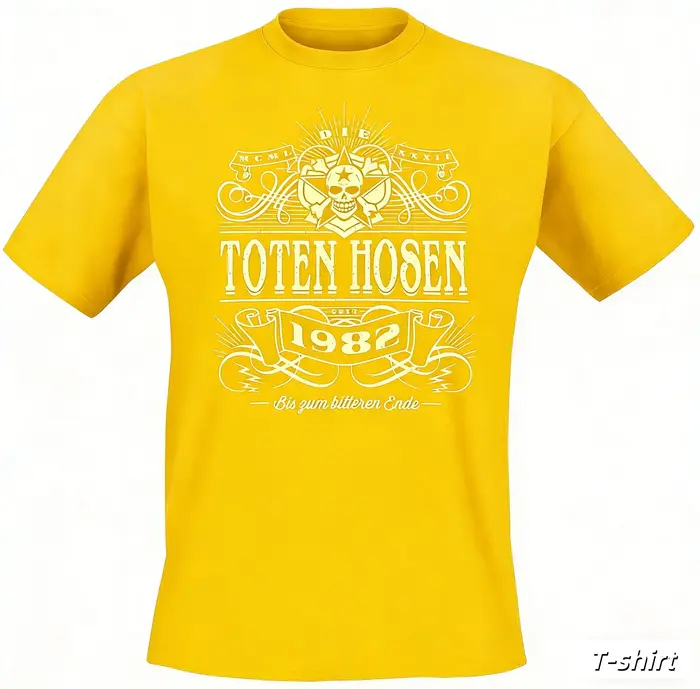 T-shirt décontracté Alte Schule _ Die Toten Hosen pour hommes et femmes