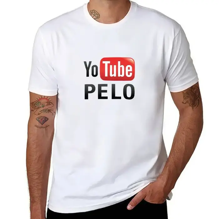 T-Shirt surdimensionné-t-shirts t Pelo anime chemises Yo Tube Design drôle Latino homme