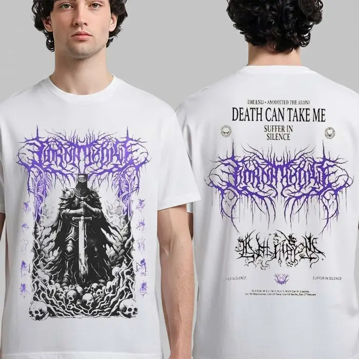 Lorna Shore Band North American Tour 2026 Merch T-shirt 100% coton unisexe pour hommes et femmes