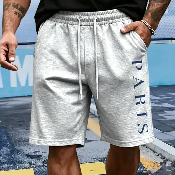 Nouvel ensemble homme 2026 : T-shirt en coton et short de sport – Tenue décontractée d'été à manches courtes pour la maison et l'extérieur