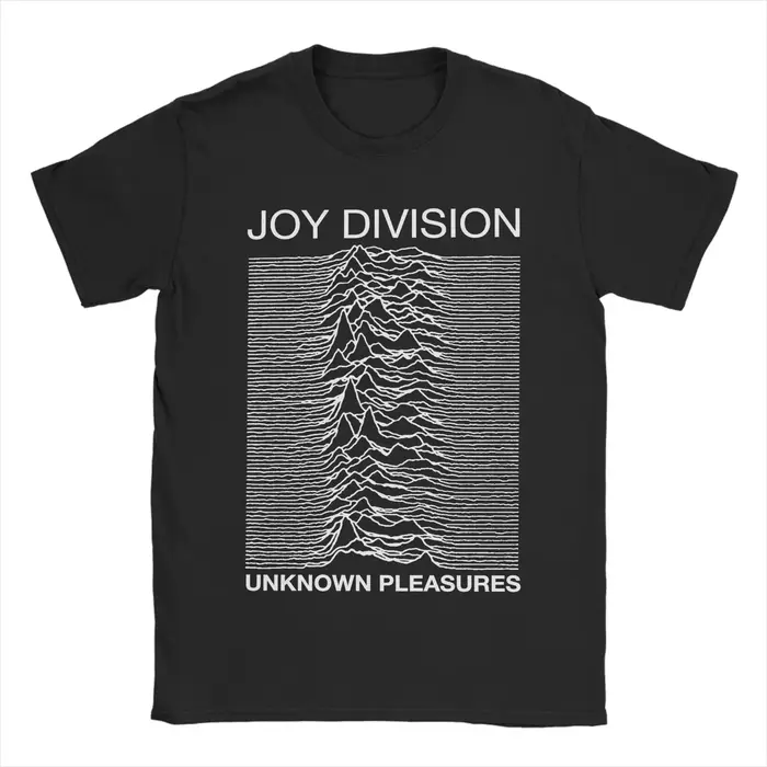 T-shirt Joy Division Unknown Pleasures pour hommes, vêtements 100% coton, nouveauté, manches courtes