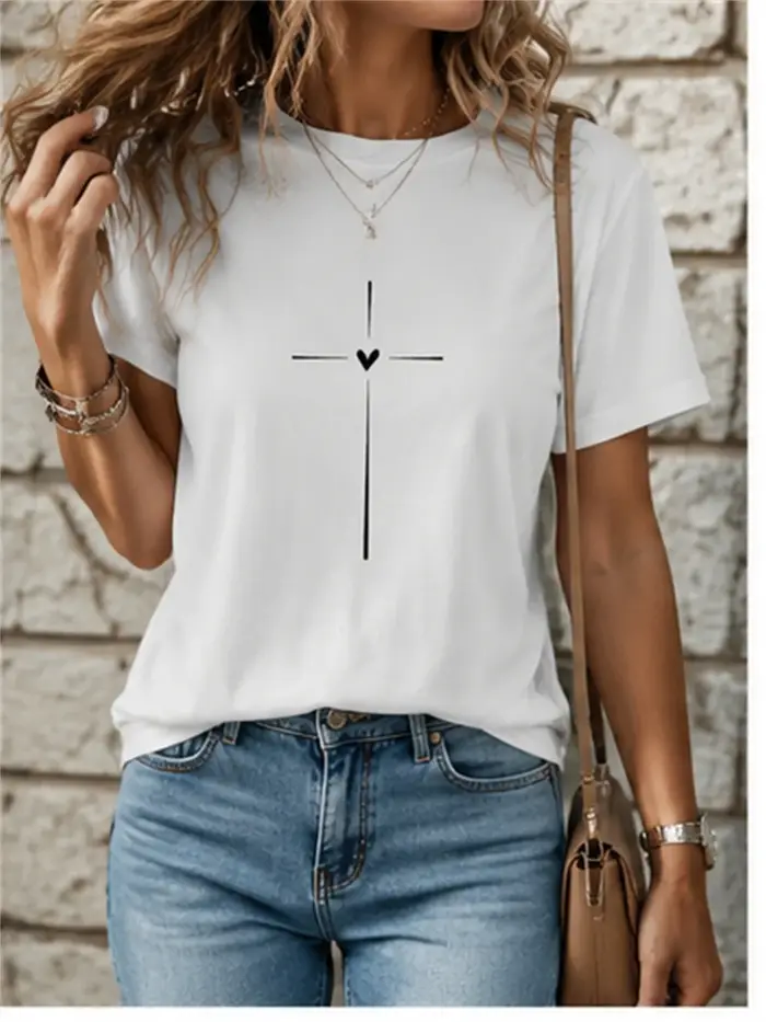 T-shirt de sport décontracté pour femmes