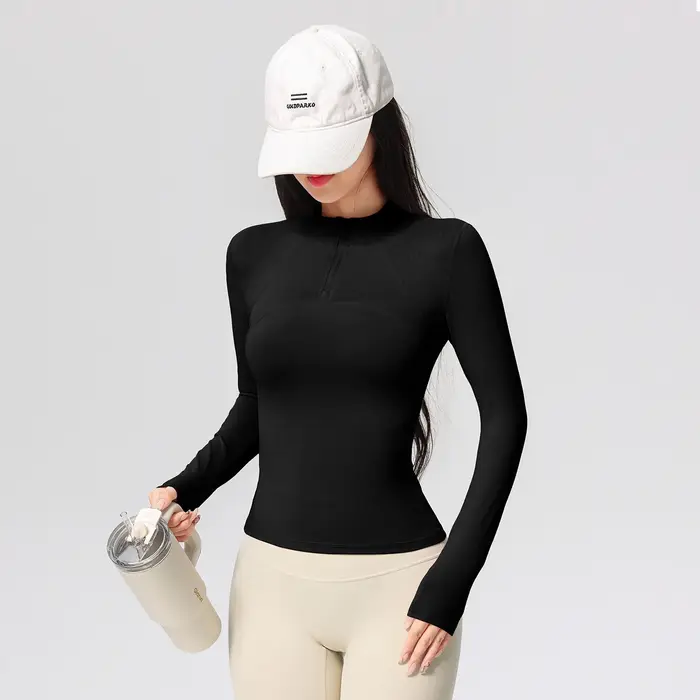 T-Shirt d'entraînement de Yoga à manches longues pour femmes, sport d'équitation, Fitness, vêtements