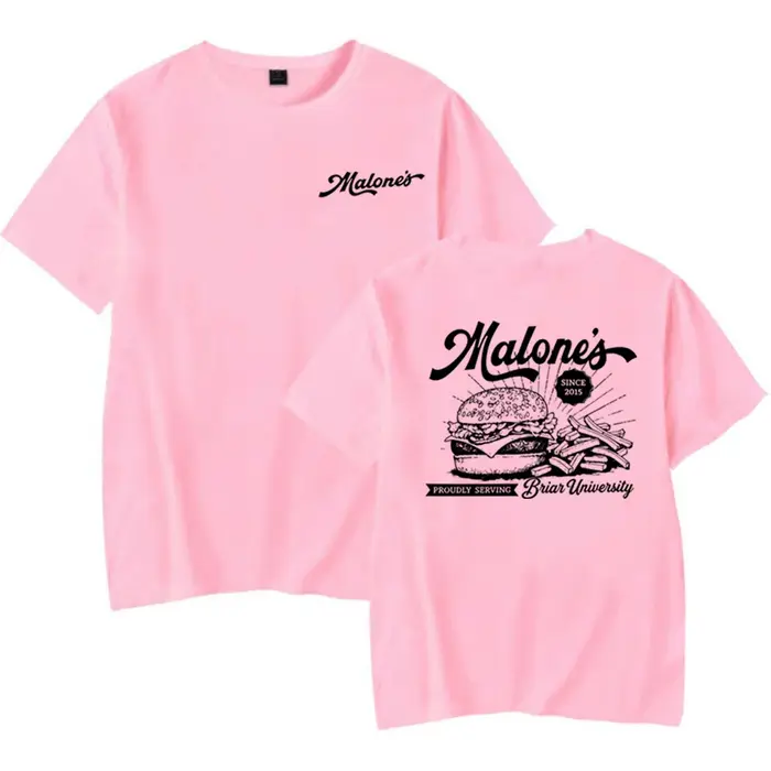 T-shirt Vintage Diner de Malone, T-shirt rétro Briar University, Hockey Romance Bookish, hauts à man
