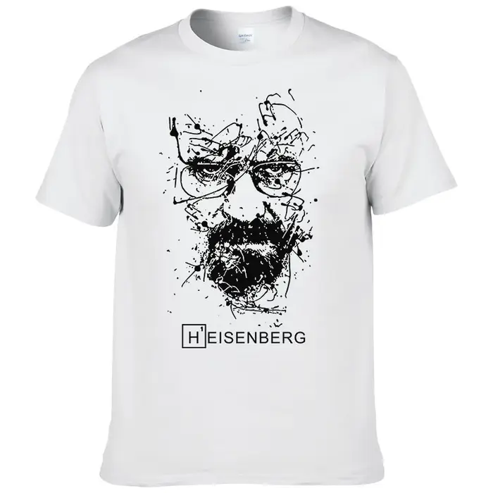2024 nouvelle mode Breaking Bad T-shirts hommes Heisenberg Camisetas Hombre hommes Cool t-shirt haut