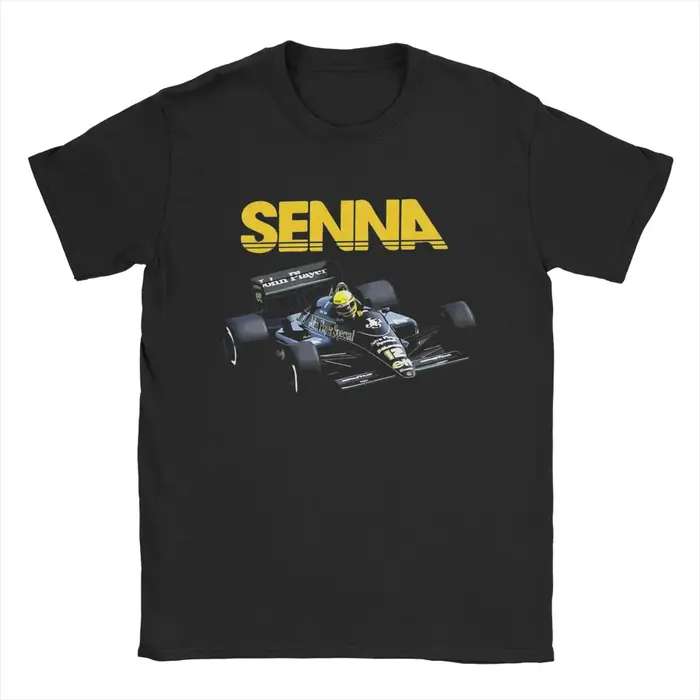 Ayrton Scannelle-T-shirt à manches courtes et col rond pour homme, humoristique, en pur coton, John 