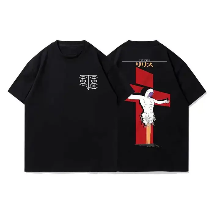 Neon Genesis Evangelion End of Eva Eye Shirt Chemise à manches courtes de style classique unisexe pour hommes et femmes