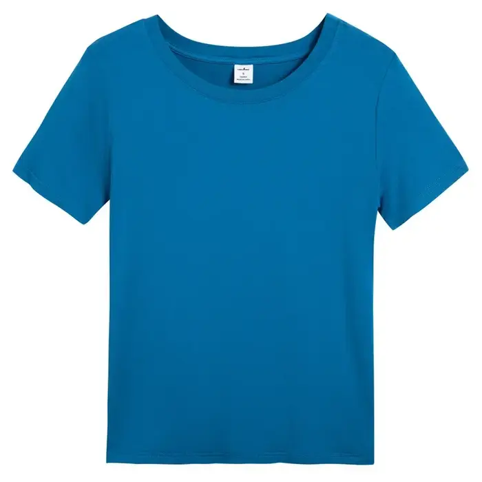 MRMT 2026 Nouveau T-shirt pour femme en coton soie glacée
