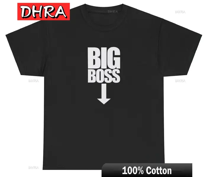 Big Boss flèche T-Shirt drôle inapproprié idiot Gen Z Meme humour bizarre T-Shirt décontracté coton 